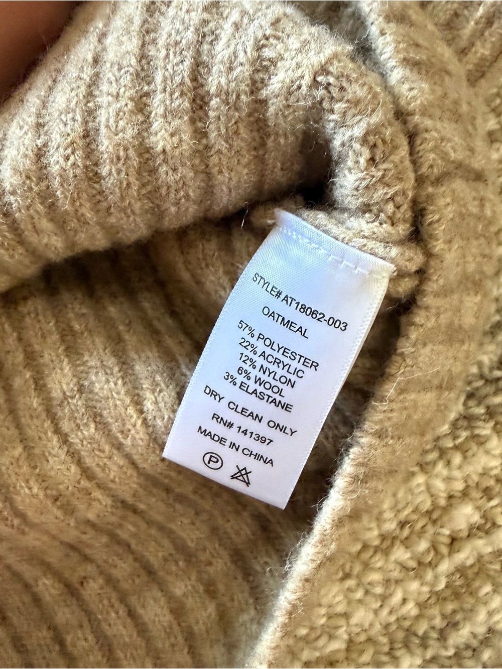 ASTR the Label Ribbed Off-Shoulder Sweater in Taupe - Picture 3 of 3